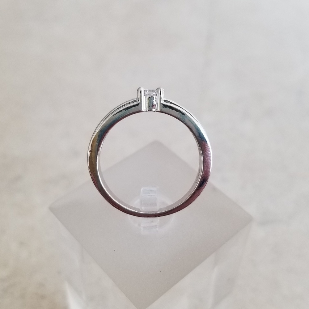 Bezel Set Sterling Rainbow Ring - Picture 3 of 9